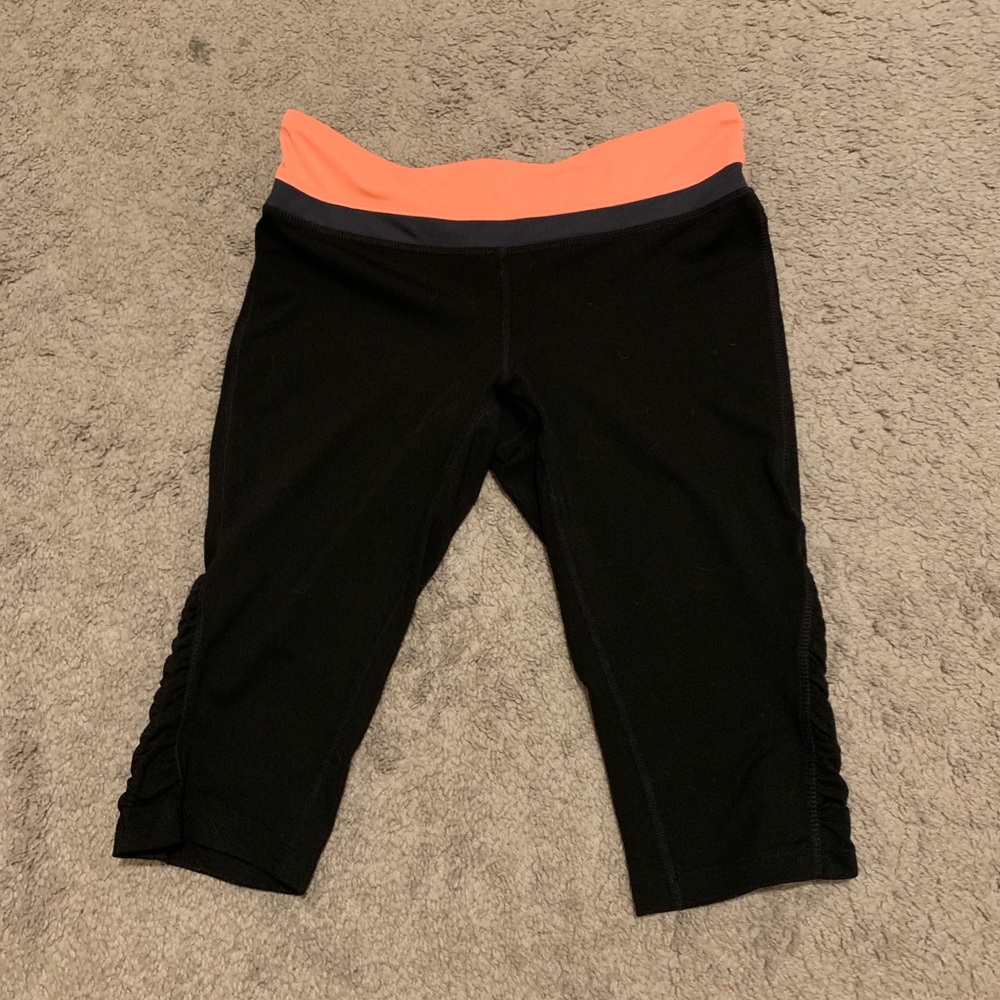 Women’s black athletic spandex